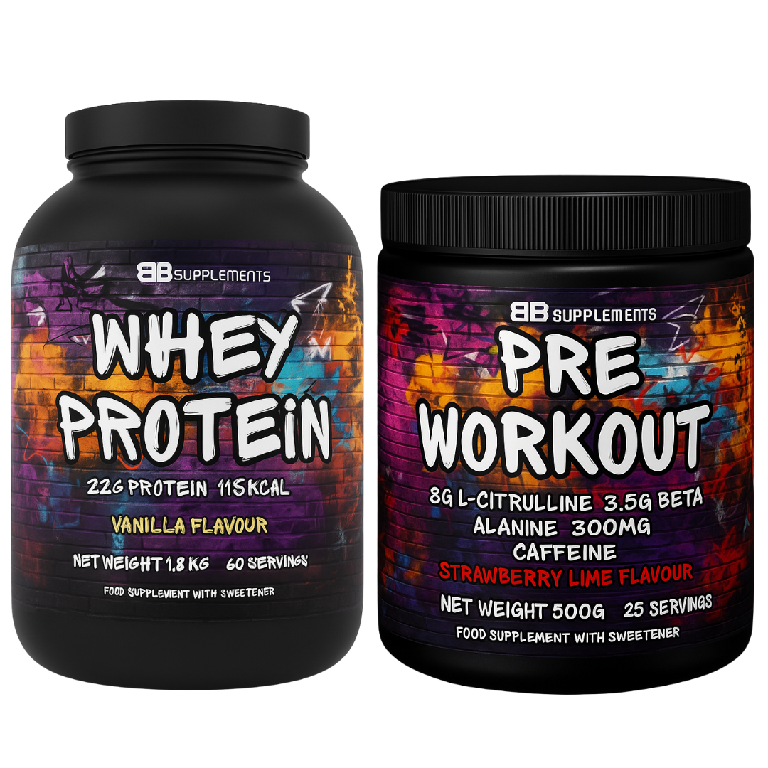 Whey Protein 1.8kg & Pre Workout